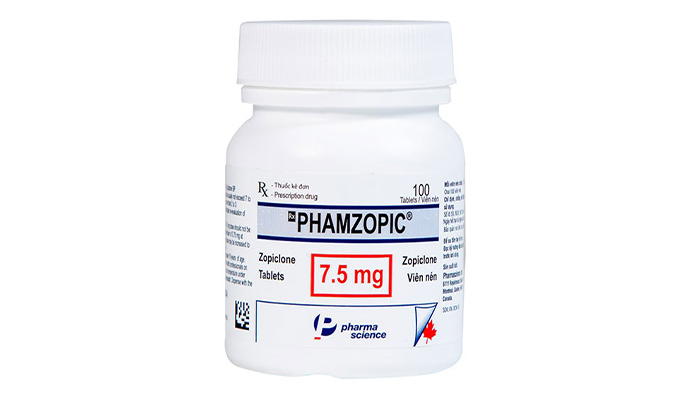 Thuốc Phamzopic 7.5mg Pharmascience điều trị rối loạn giấc ngủ