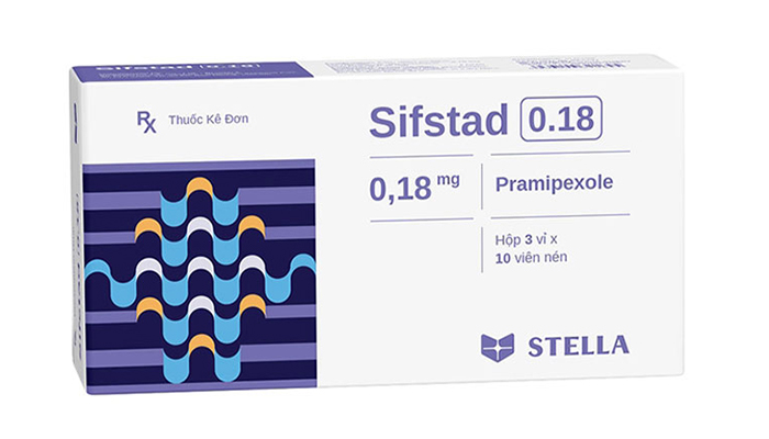 Thuốc Sifstad 0.18mg Stella có chứa hoạt chất Pramipexole