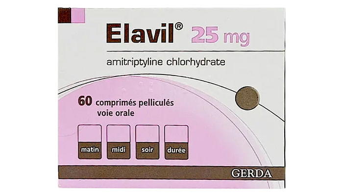 Thuốc Elavil 25mg Gerda có chứa hoạt chất Amitriptyline