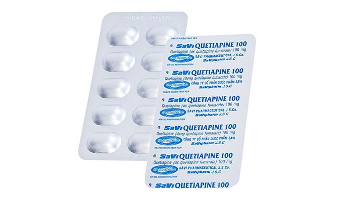 Thuốc Savi Quetiapine 100 có chứa hoạt chất Quetiapine