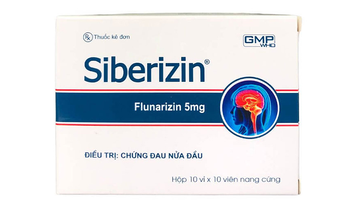Hoạt chất Flunarizine có trong thuốc Siberizin 5mg