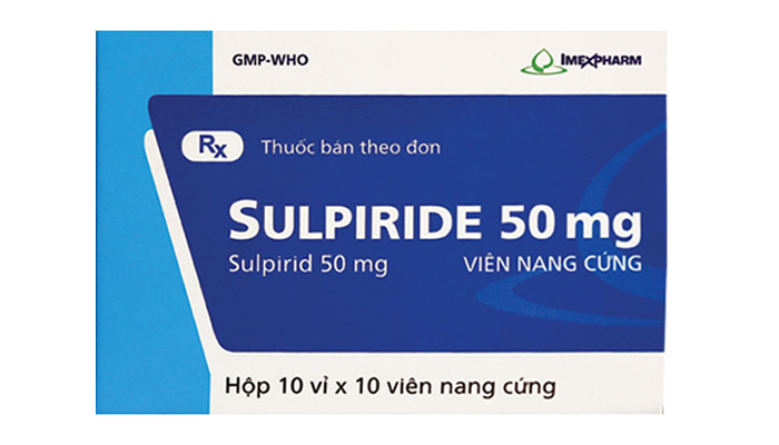 Thuốc Sulpiride 50mg Imexpharm có chứa hoạt chất Sulpiride
