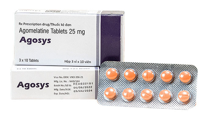 Thuốc Agosys 25mg Chemipharma có chứa hoạt chất Agomelatine