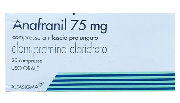 Thuốc Anafranil 75mg Alfasigma có chứa hợp chất Clomipramine