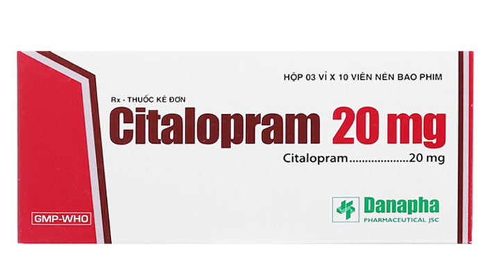 Thuốc Citalopram 20mg Danapha điều trị bệnh trầm cảm