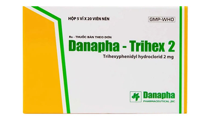 Thuốc Danapha - Trihex 2 có chứa hoạt chất Trihexyphenidyl