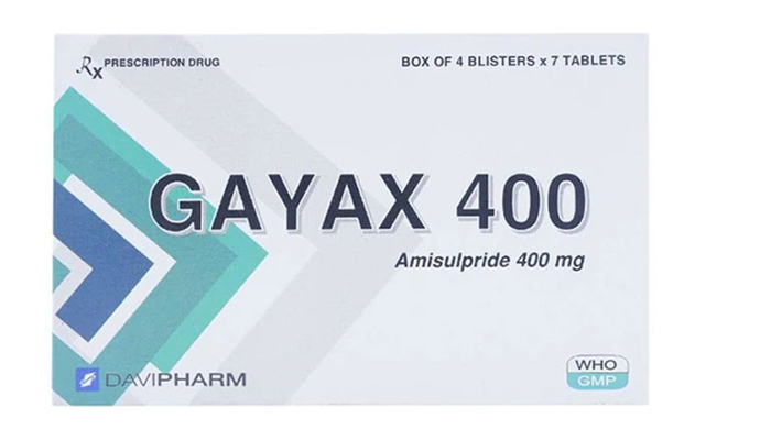 Thuốc Gayax 400 Davipharm điều trị tâm thần phân liệt