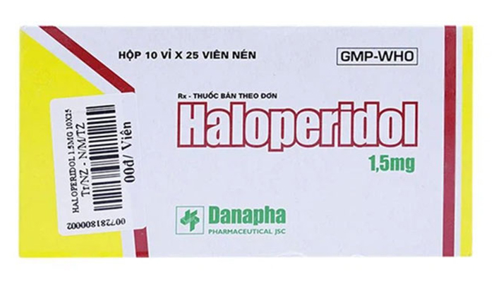 Thuốc Haloperidol 1.5mg Danapha có chứa hoạt chất Haloperidol