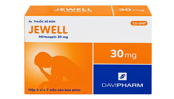 Thuốc Jewell 30mg Davipharm điều trị các đợt trầm cảm nặng
