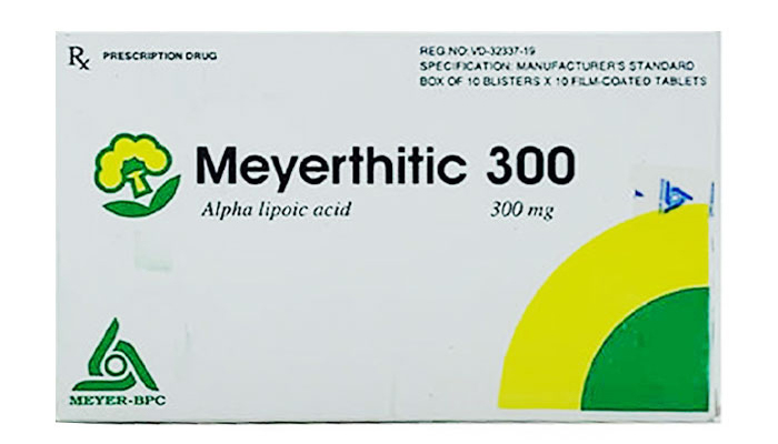 Thuốc Meyerthitic 300mg Meyer có chứa hoạt chất Alpha Lipoic acid
