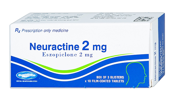 Thuốc Neuractine 2mg SaVi có chứa hoạt chất Eszopiclone