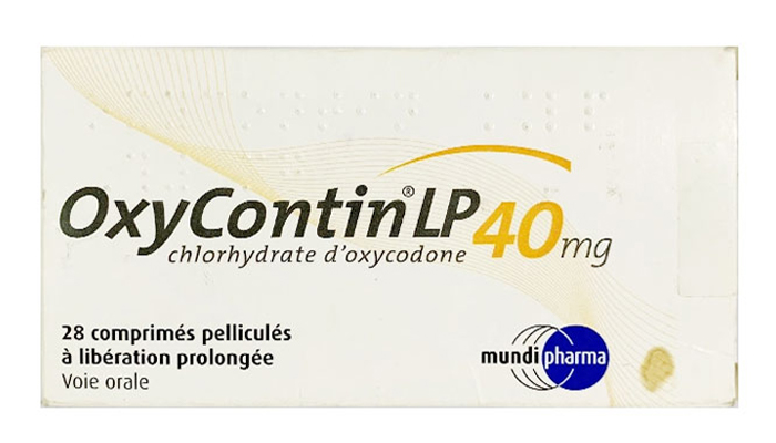 Thuốc Oxycontin LP 40mg Mundipharma có chứa hoạt chất Oxycodone