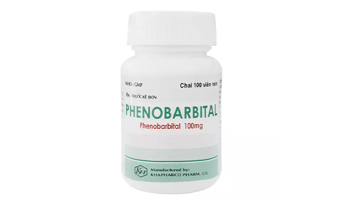 Hoạt chất Phenobarbital có trong thuốc Phenobarbital 100mg Khapharco