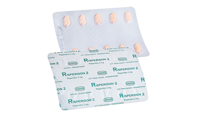 Thuốc Risperidon 2 Hasan có chứa hoạt chất Risperidon