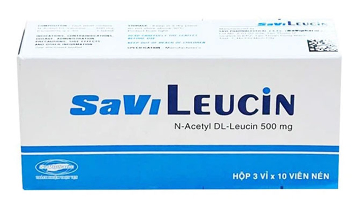 Thuốc Savi Leucin Savipharm có chứa hoạt chất Acetylleucine