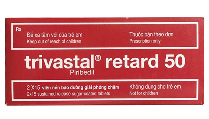 Thuốc Trivastal Retard 50 Servier có trong hoạt chất Piribedil