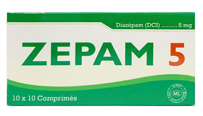 Thuốc Zepam 5 có chứa hoạt chất Diazepam