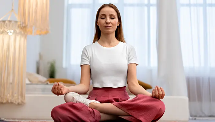 Có thể áp dụng phương pháp thiền để thư giãn tinh thần, hạn chế trầm cảm 