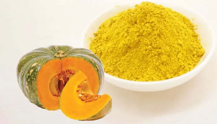 Bột bí ngô là sản phẩm được tạo ra từ quả bí ngô nghiền mịn