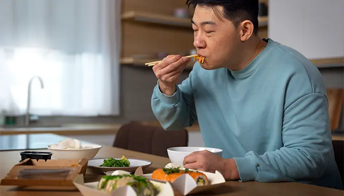 Cách chữa bệnh mất ngủ ở nam giới là xây dựng chế độ dinh dưỡng lành mạnh 