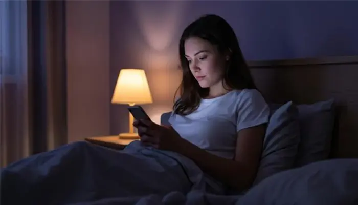 Để cải thiện giấc ngủ nên hạn chế sử dụng điện thoại trước khi ngủ
