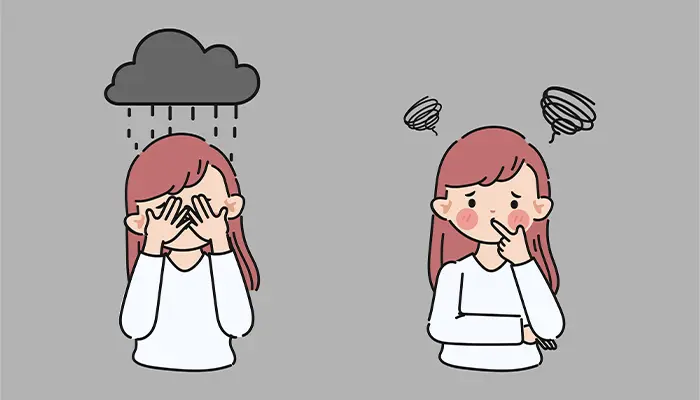Cần xem xét về thời gian kéo dài và mức độ ảnh hưởng để phân biệt được buồn bã hay trầm cảm 