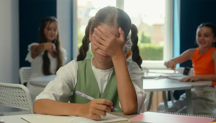 Trẻ sẽ cảm thấy mệt mỏi, mất động lực học tập khi bị áp lực trầm cảm 