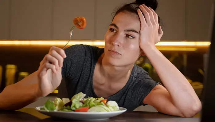 Dấu hiệu nhận biết giai đoạn trầm cảm nhẹ là ăn uống thất thường 