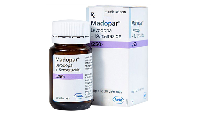 Thuốc Madopar 250 Roche có chứa hoạt chất Benserazide