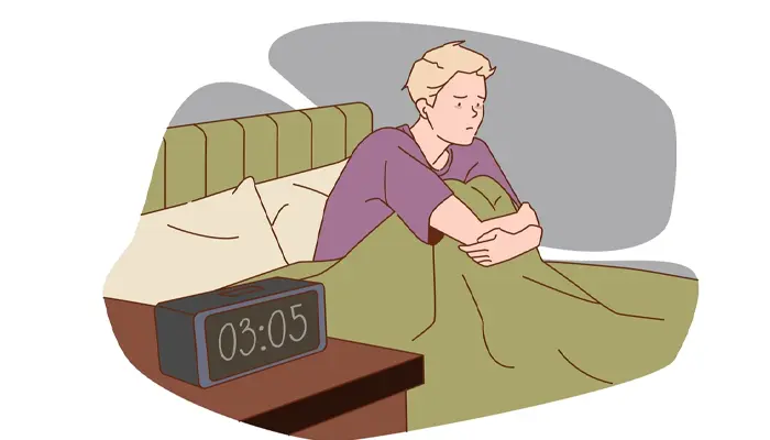 Mất ngủ kéo dài là tình trạng ngủ không sâu, khó ngủ