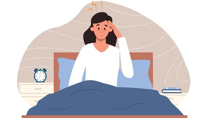 Mất ngủ không thực tổn là tình trạng rối loạn giấc ngủ khi người bệnh khó ngủ 