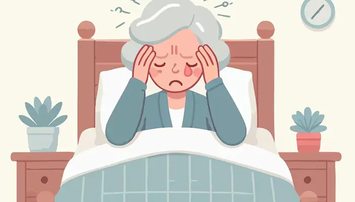 Chứng mất ngủ ở người tuổi 50 là tình trạng khó đi vào giấc ngủ ở người lớn tuổi