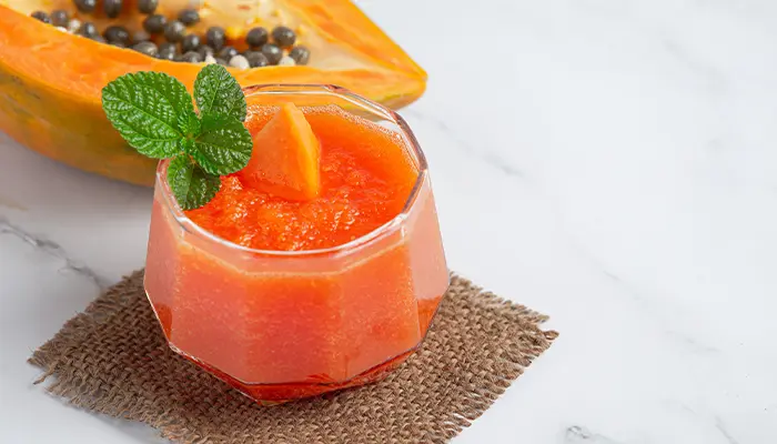 Nước ép trái cây dễ ngủ đu đủ 