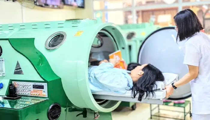 Liệu pháp oxy cao áp cải thiện chứng mất ngủ bằng cách tăng lượng oxy hòa tan trong huyết tương lên não