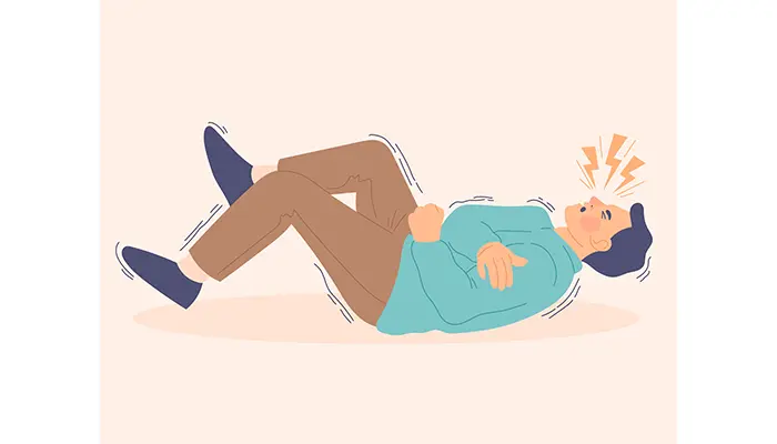 Khi xử trí sùi bọt mép khi động kinh không được nhét bất cứ vật gì vào miệng 