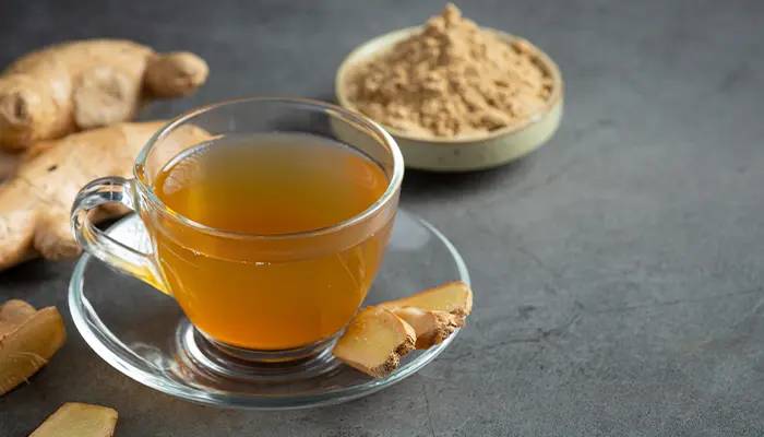 Trà gừng ấm có thể giúp thư giãn, hỗ trợ tiêu hóa