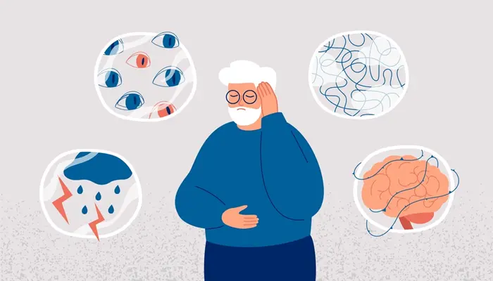 Người bệnh xuất hiện triệu chứng về suy giảm trí nhớ