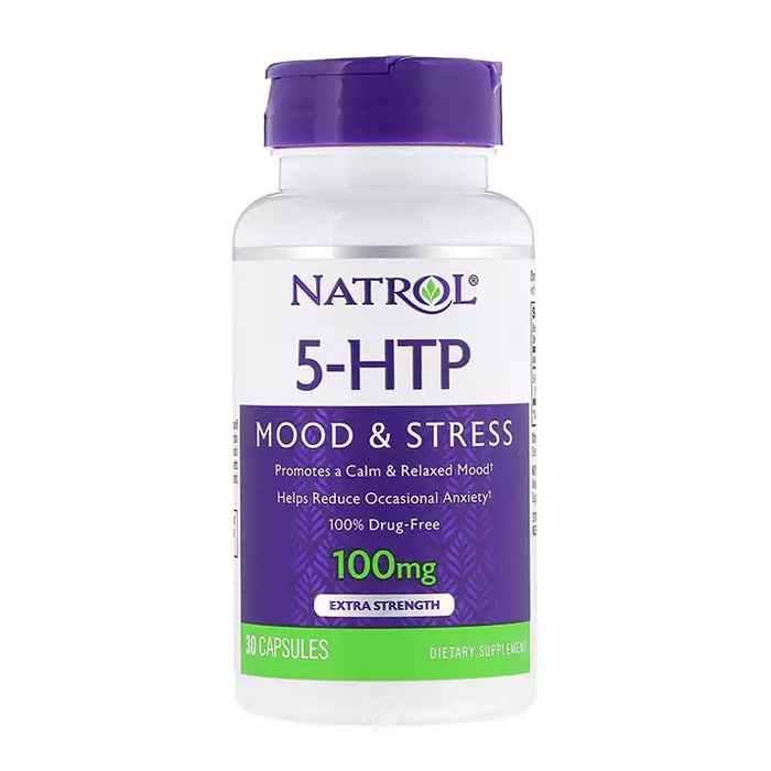 5-HTP Mood & Stress Natrol giảm căng thẳng 30 viên 5-HTP Mood & Stress Natrol giảm căng thẳng 30 viên