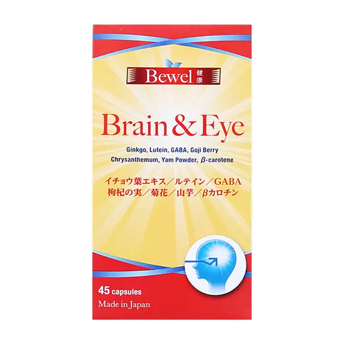 Brain&Eye Bewel hỗ trợ tuần hoàn máu não 45 viên Brain&Eye Bewel hỗ trợ tuần hoàn máu não 45 viên