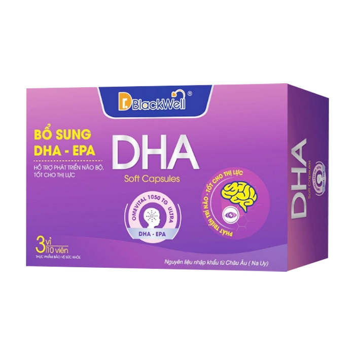 DHA Soft Capsules Dr.Blackwell giúp phát triển não bộ 30 viên DHA Soft Capsules Dr.Blackwell giúp phát triển não bộ 30 viên