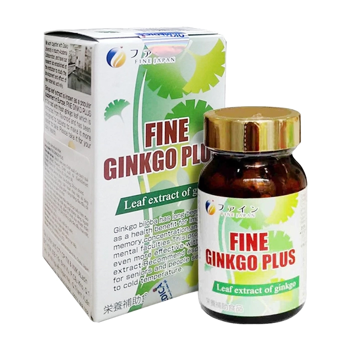 Fine Ginkgo Plus Fine Japan hỗ trợ tuần hoàn máu não 150 viên Fine Ginkgo Plus Fine Japan hỗ trợ tuần hoàn máu não 150 viên