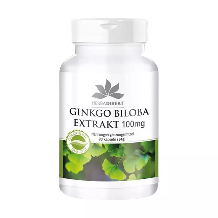 Ginkgo Extrakt HerbaDirekt 100mg 90 viên Ginkgo Extrakt HerbaDirekt 100mg 90 viên