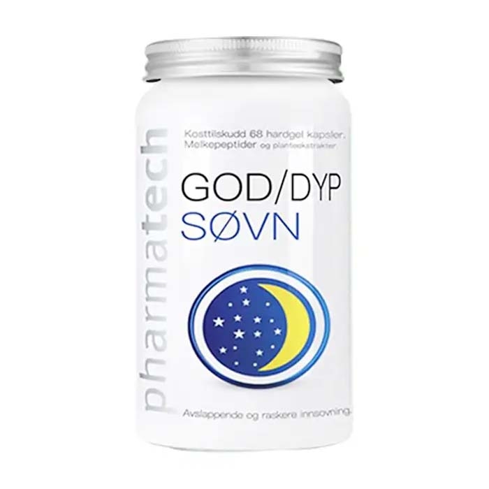 God/Dyp Sovn Pharmatech giúp cải thiện giấc ngủ 68 viên  God/Dyp Sovn Pharmatech giúp cải thiện giấc ngủ 68 viên