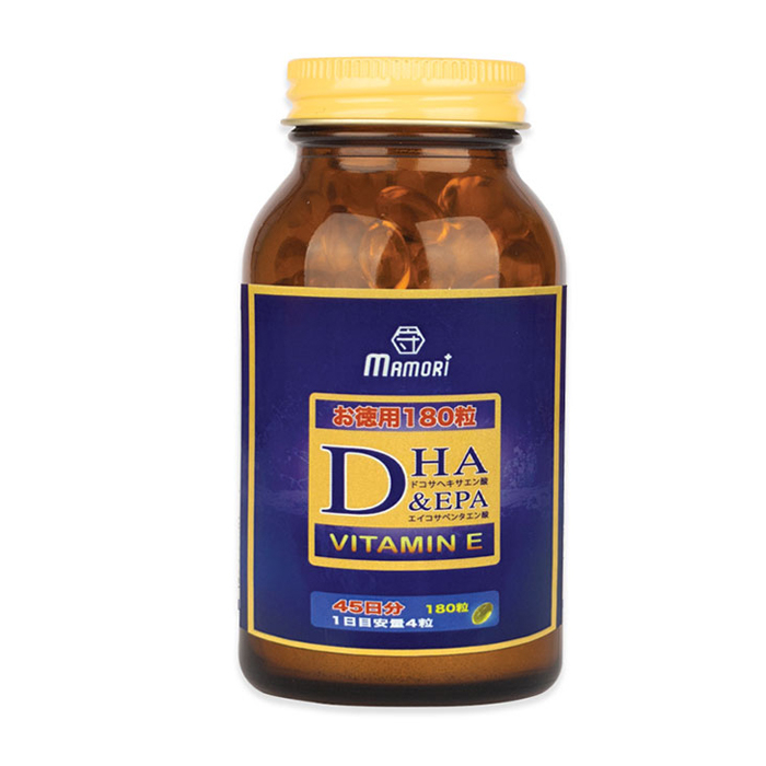Mamori DHA EPA tăng cường khả năng ghi nhớ 180 viên Mamori DHA EPA tăng cường khả năng ghi nhớ 180 viên
