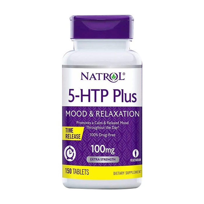 Natrol 5-HTP Plus Mood & Relaxation 100mg giảm căng thẳng và tăng hưng phấn 150 viên Natrol 5-HTP Plus Mood & Relaxation 100mg giảm căng thẳng và tăng hưng phấn 150 viên