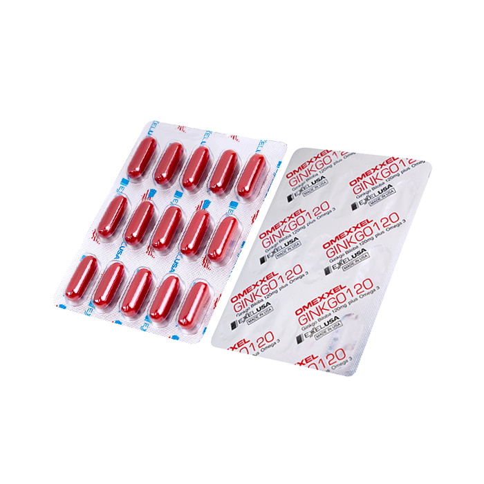 Omexxel Ginkgo 120 Excelife tăng cường tuần hoàn máu não 30 viên Omexxel Ginkgo 120 Excelife tăng cường tuần hoàn máu não 30 viên