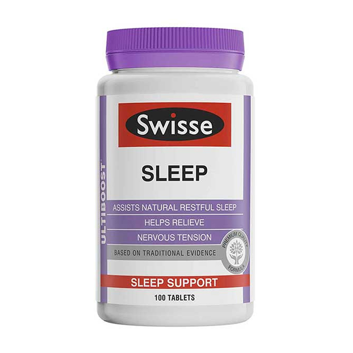 Swisse Sleep Support hỗ trợ ngủ ngon 100 viên Swisse Sleep Support hỗ trợ ngủ ngon 100 viên