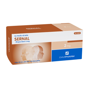 Sernal 2mg Davipharm điều trị bệnh loạn tâm thần 100 viên