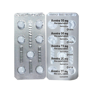 Asentra 50mg KRKA điều trị trầm cảm, rối loạn lo âu 28 viên