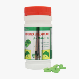 Ginkgo Biloba 80 Plus Magie B6 Mediphar tăng cường trí nhớ 100 viên